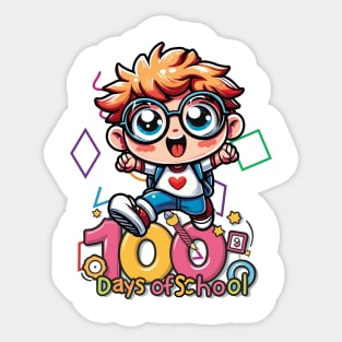 100 Days Of School Sticker